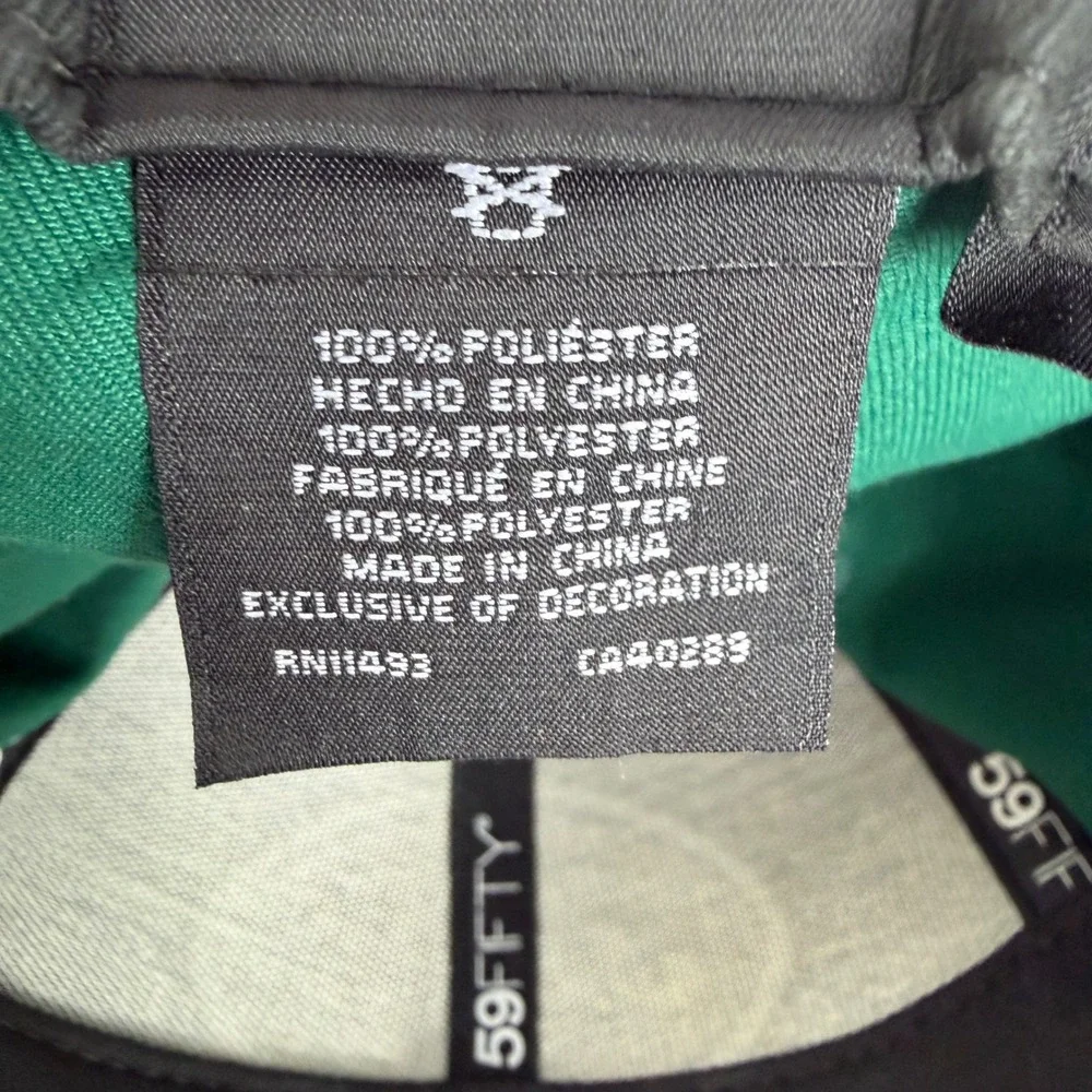 New‎ York Jets New Era 59FIFTY Low Profile Fitted Hat Green NFL Size 7 5/8